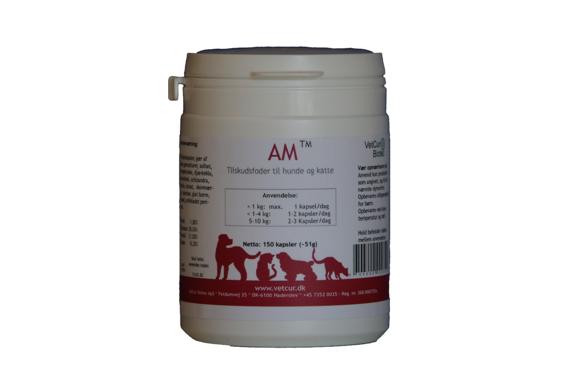 AM 180 stk. Kapsler – Hund & Kat - bedstevendk