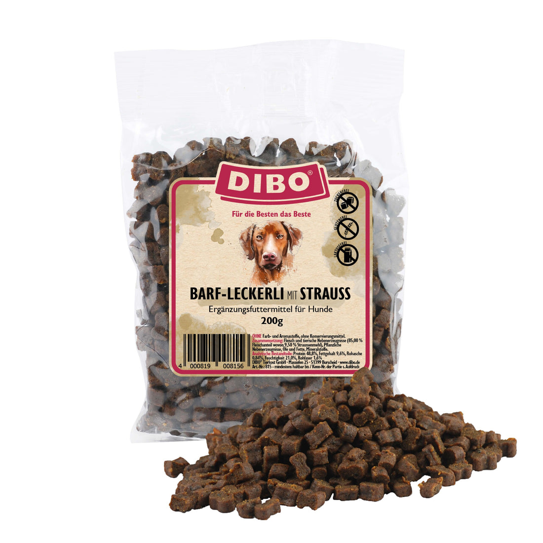 BARF godbidder m. Struds – 200g - bedstevendk