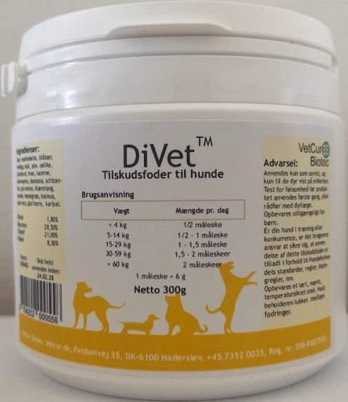 DiVet 300g – Hund - bedstevendk