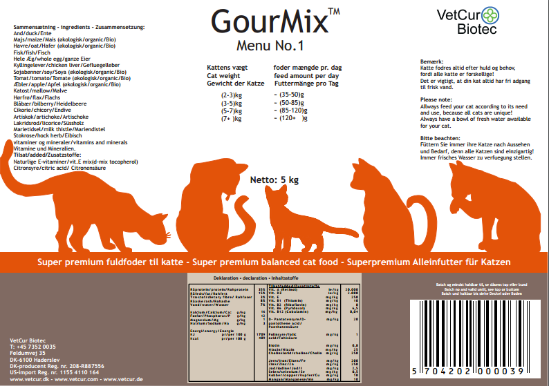 GourMix Menu No. 1 – Kat - bedstevendk