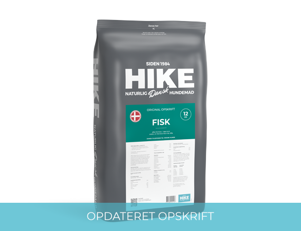 HIKE Original FISK Hundemad - bedstevendk