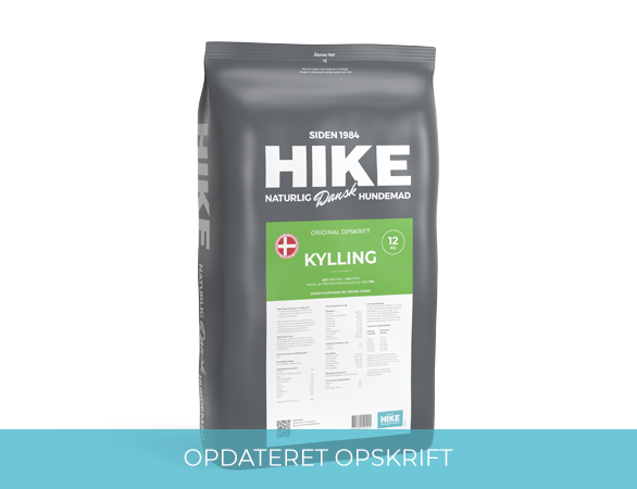 HIKE Original KYLLING Hundemad - bedstevendk