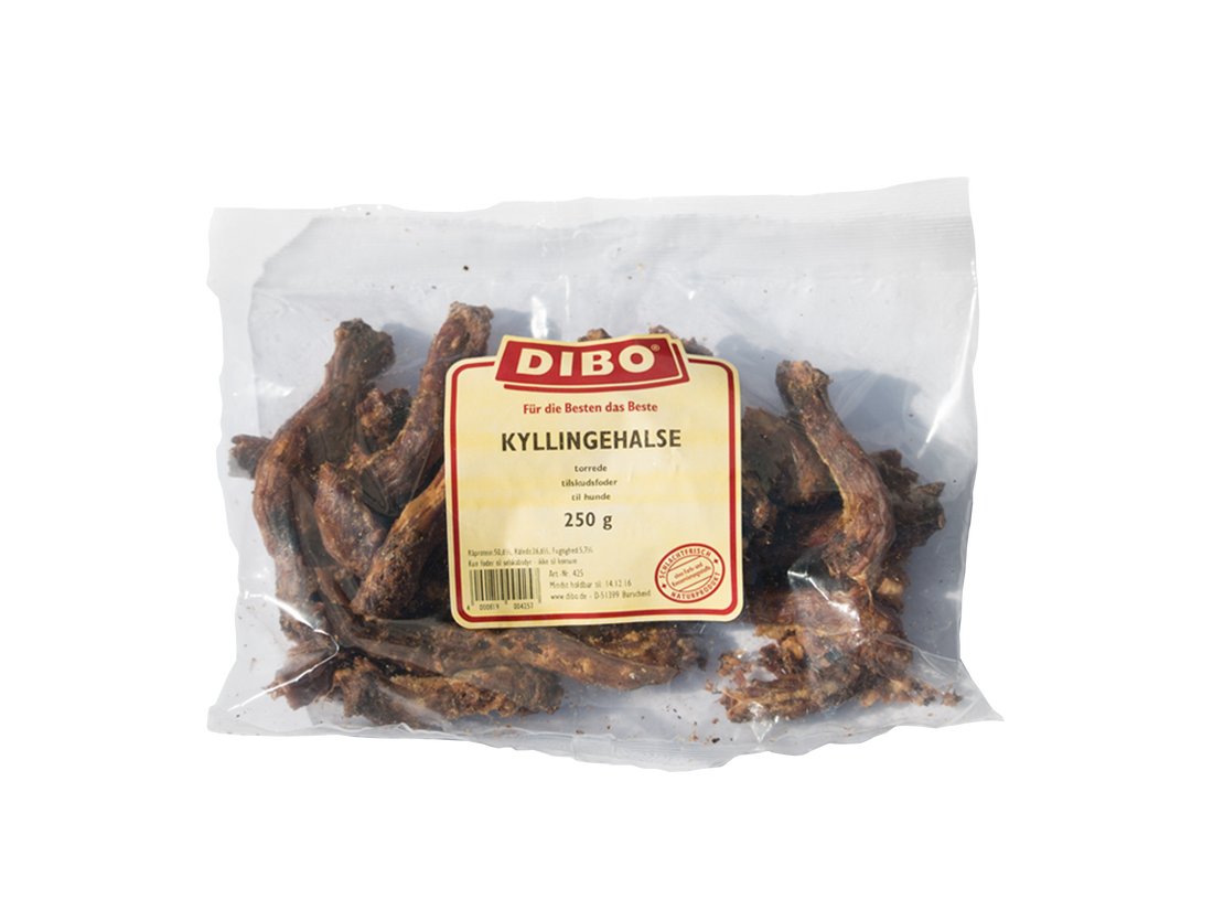 Tørrede Kyllingehalse 250 g - bedstevendk