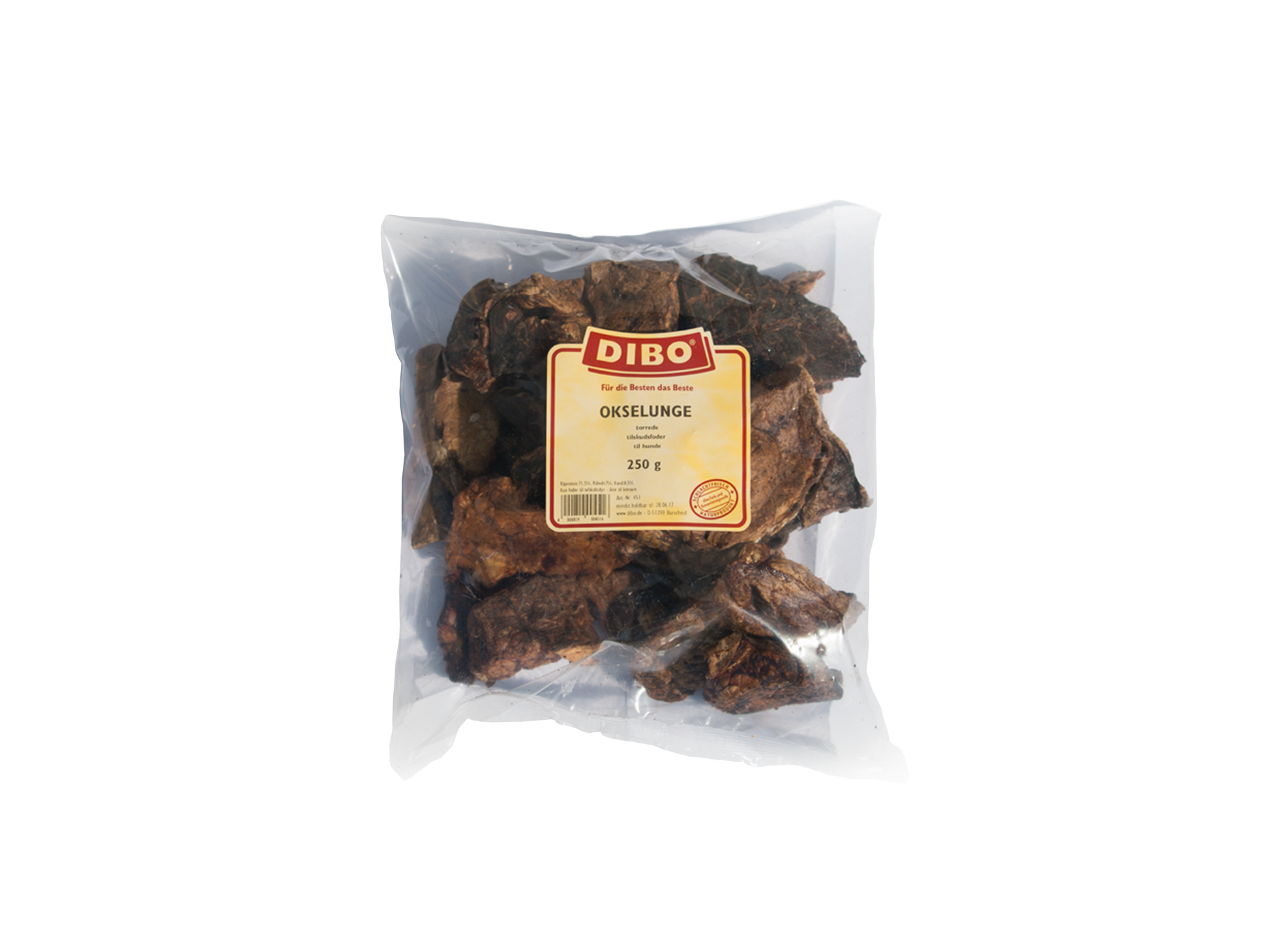 Tørrede Okselunge 250 g - bedstevendk