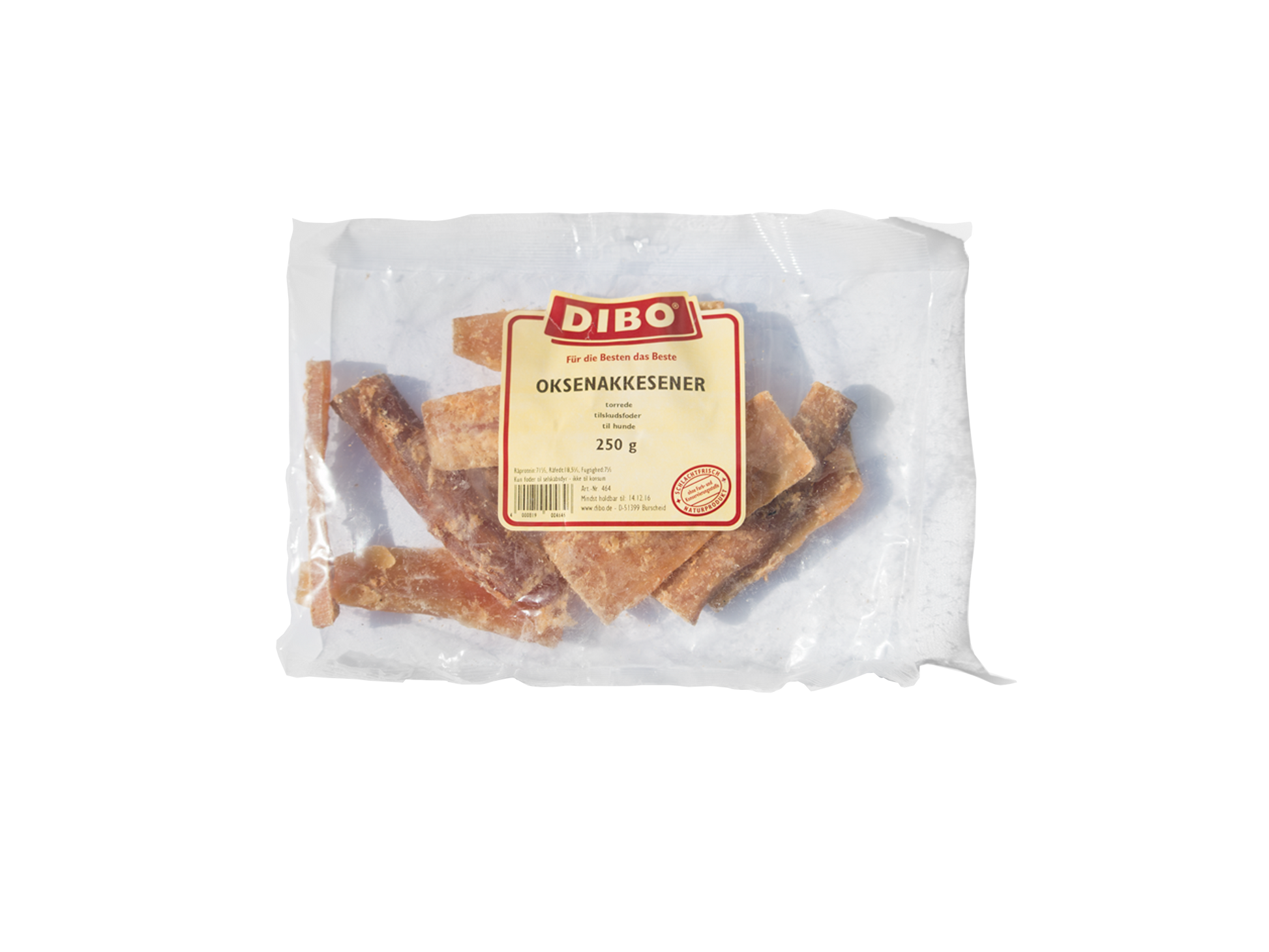 Tørrede Oksenakkesener 250 g - bedstevendk