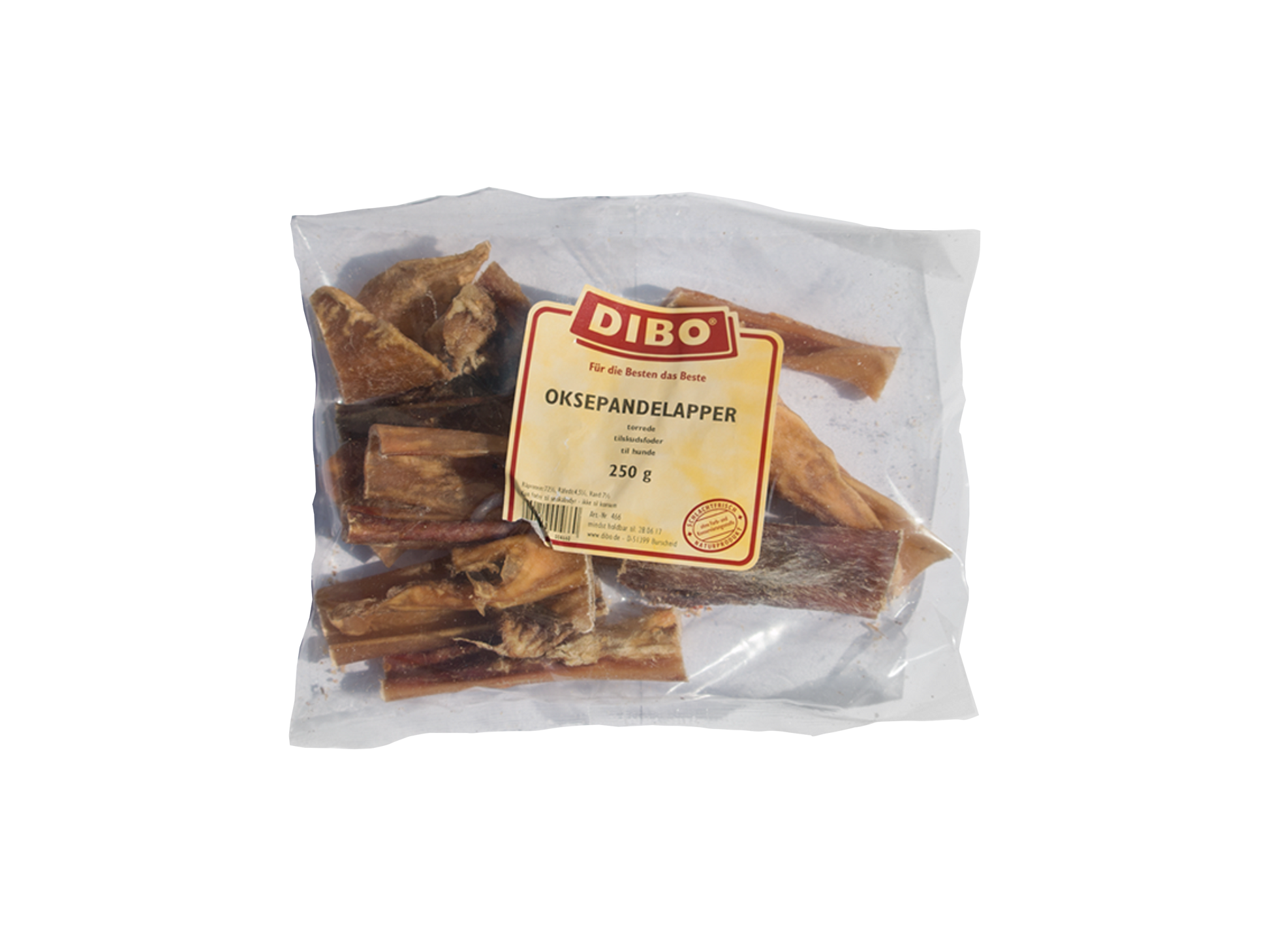 Tørrede Oksepandelapper 250 g - bedstevendk