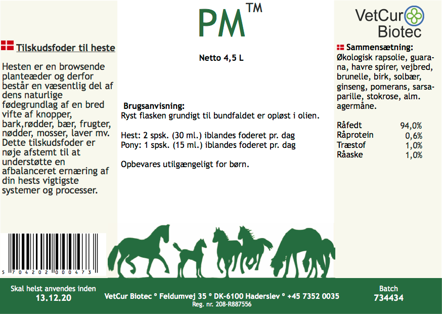 PM – Hest - bedstevendk