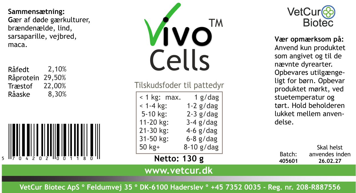 Vivo Cells – 130g - bedstevendk