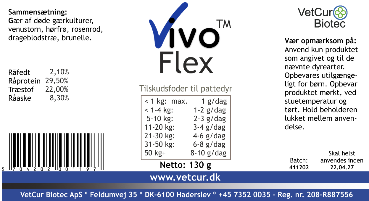 Vivo Flex 130g - bedstevendk