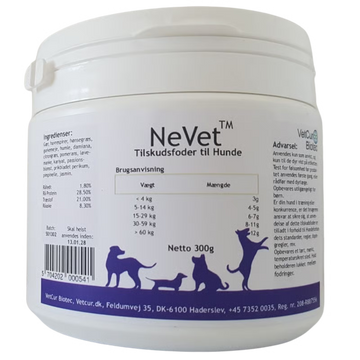 NeVet 300g – Hest - bedstevendk