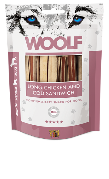 WOOLF Long Chicken and Cod Sandwich