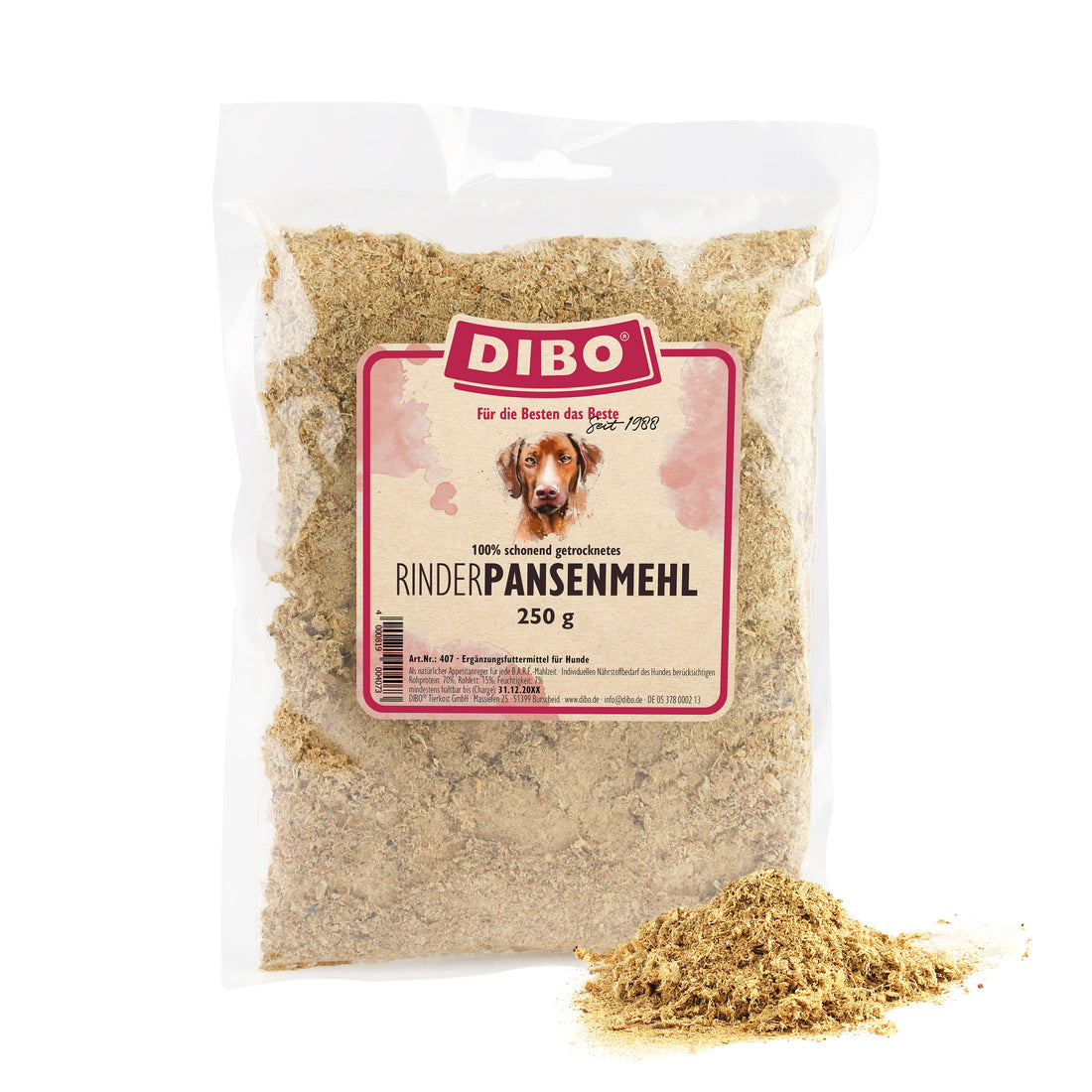 Tørret Oksekallunpulver – 250g - bedstevendk