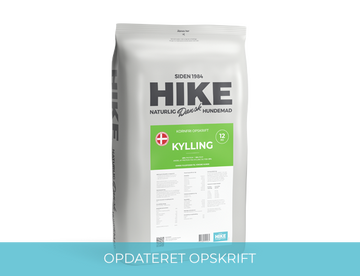 HIKE Kornfri KYLLING Hundemad - bedstevendk