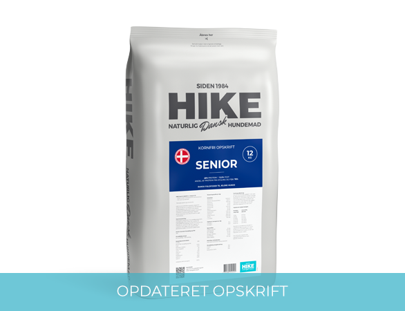 HIKE Kornfri SENIOR Hundemad - bedstevendk