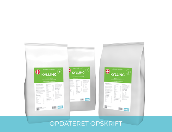 HIKE Kornfri KYLLING Hundemad - bedstevendk