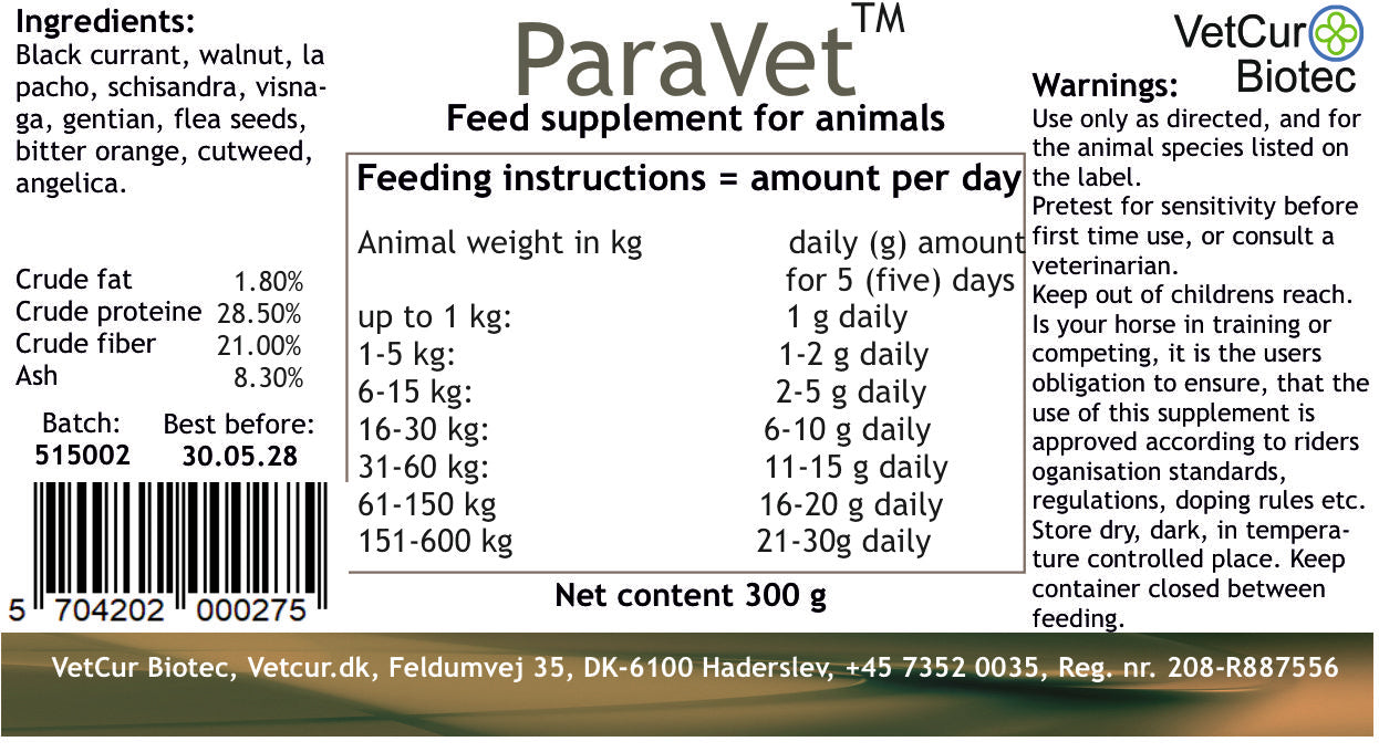 ParaVet 300g - bedstevendk