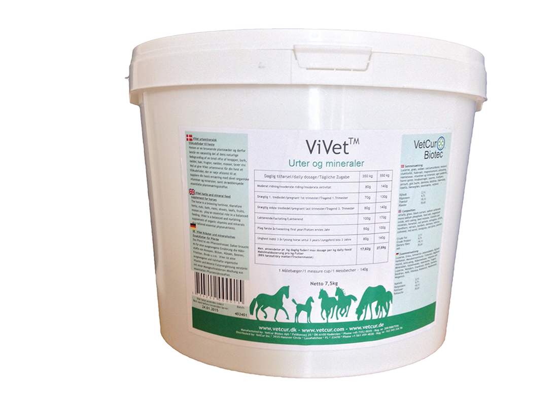 ViVet Urtemineral – Hest - bedstevendk