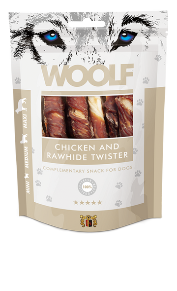 WOOLF Chicken and Rawhide Twister